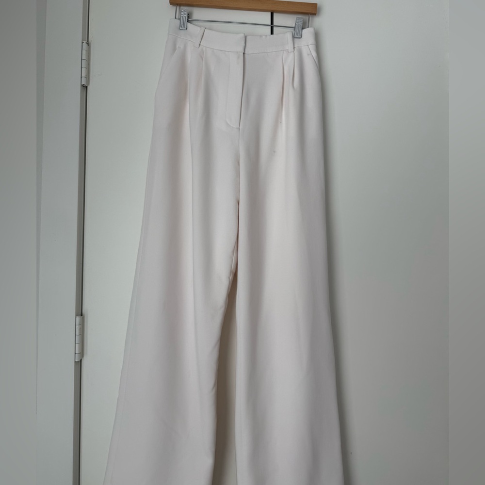 Abercrombie Sloane Tailored Wide Leg Pant - Long